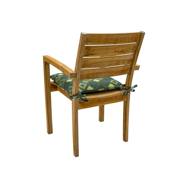Madison zitkussen 46x46 - grids green 2657693 large