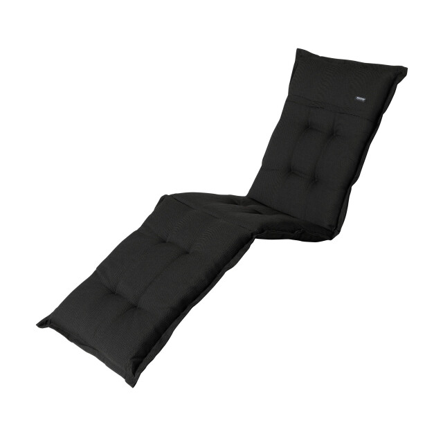 Madison Ligbedkussen rib black 200x60 - 2059554 large