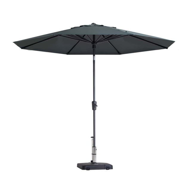 Madison parasol paros ii round grey 300cm - 2059977 large