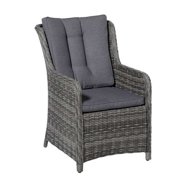 Madison Wicker dining set outdoor oxford grey 46x95 2060495 large Madison Wicker dining set outdoor oxford grey 46x95 2060495 large