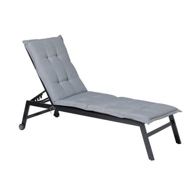 Madison Ligbedkussen panama light grey 200x60 - 2059518 large