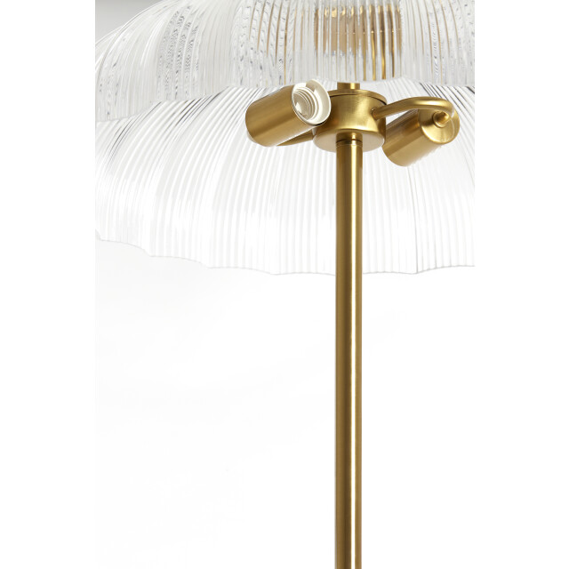 Light & Living vloerlamp 2l Ø50x155 cm fungo glas +goud 2882882 large