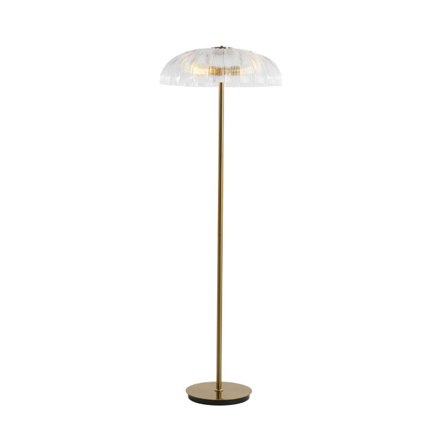 Light & Living vloerlamp 2l Ø50x155 cm fungo glas +goud 2882882 large