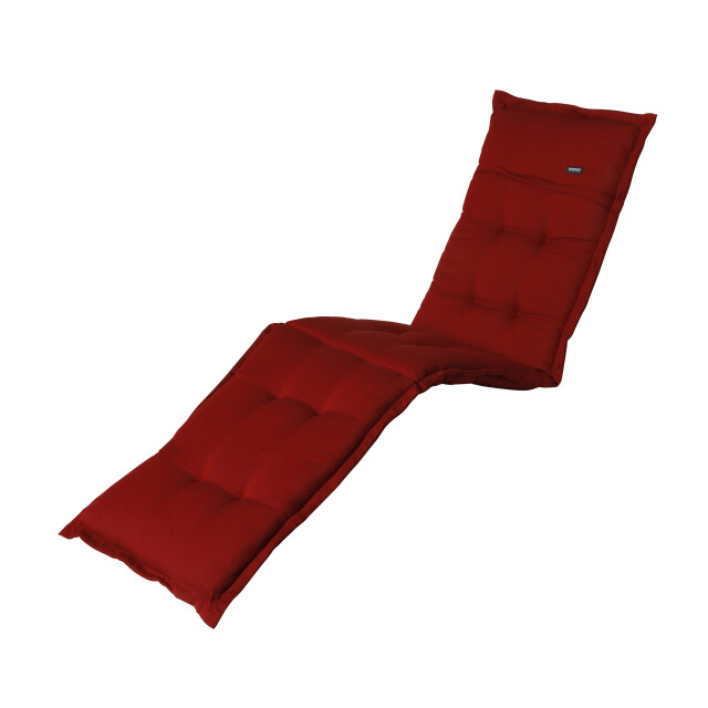 Madison Ligbedkussen rib red 200x60 - 2059557 large