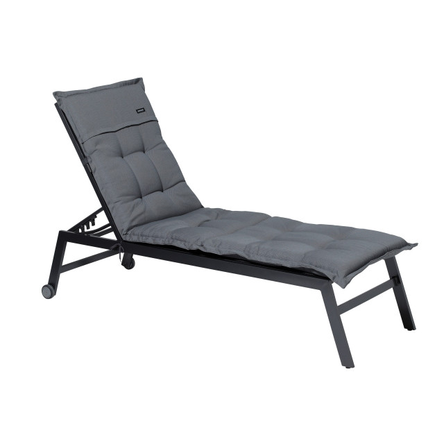 Madison Ligbedkussen rib grey 200x60 - 2059560 large