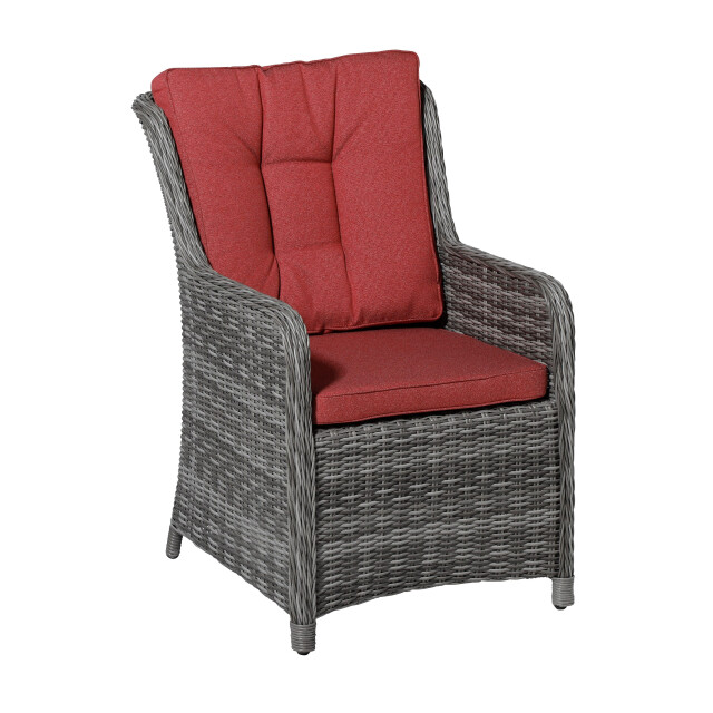 Madison Wicker dining set outdoor manchester red 46x95 2060487 large