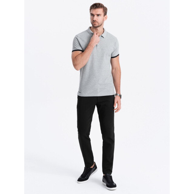 Ombre Poloshirt heren korte mouw - krusty OM-0113-KRUSTY large