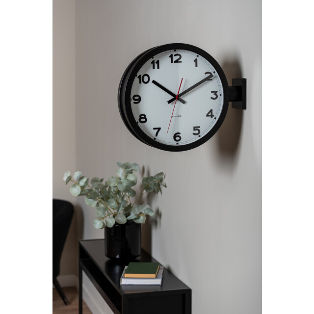 Karlsson wandklok new classic double sided wit- Ø38cm 2843952 large
