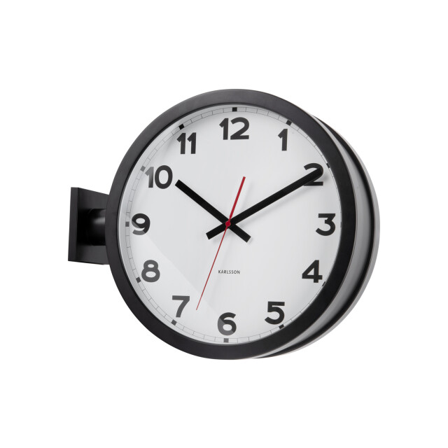 Karlsson wandklok new classic double sided wit- Ø38cm 2843952 large