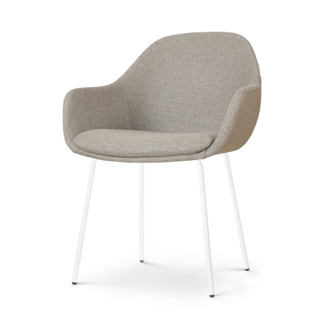 Nolon Nora-mae eetkamerstoel warm wit onderstel 2901567 large