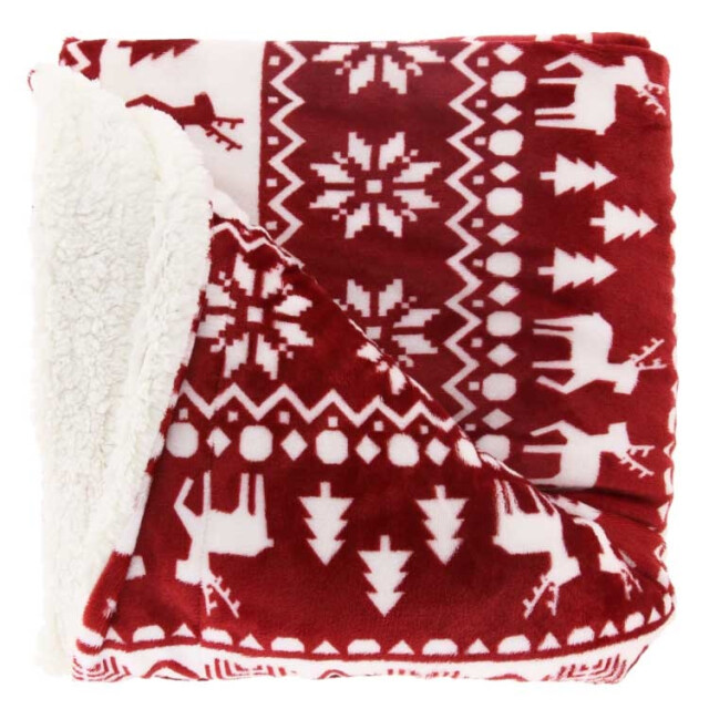 Unique Living plaid yael 150x200cm red 2650186 large