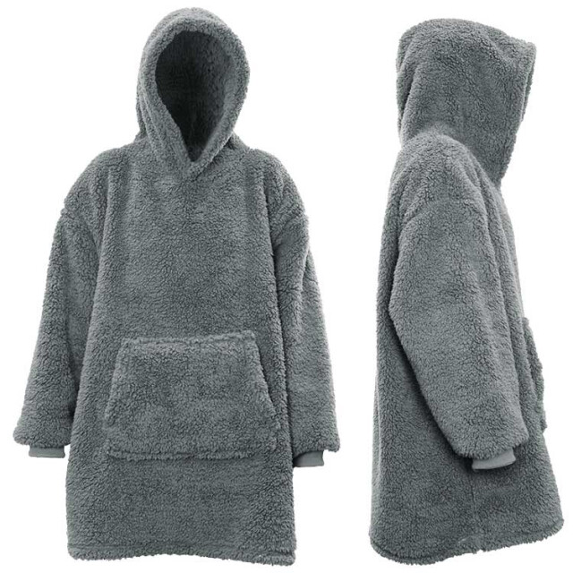 Unique Living hoodie teddy 70x50cm grey 2762926 large