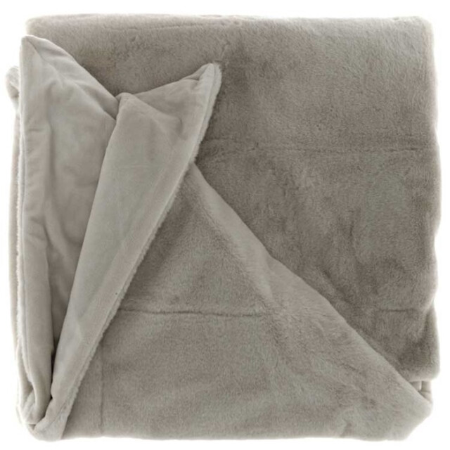 Unique Living | plaid klaas 150x200cm chateau grey 2060923 large