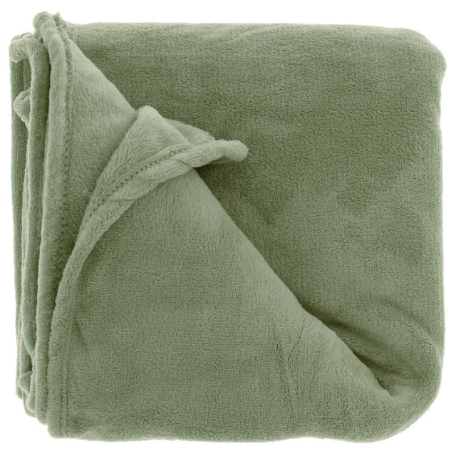 Unique Living plaid claudi 130x160cm tea green 2650121 large