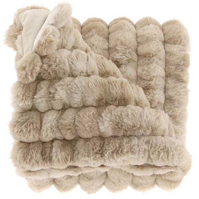 Unique Living plaid kylian 130x160cm latte 2650220 large