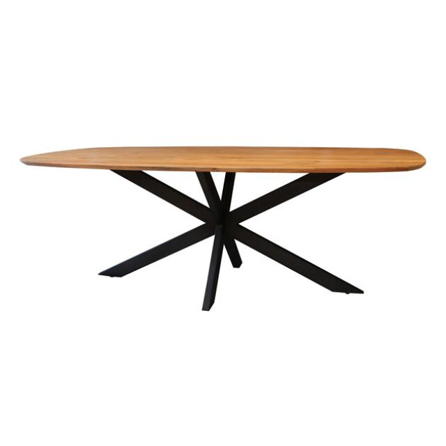 Hoyz eetkamertafel arhus solid 215cm acaciahout 6 personen 2758802 large