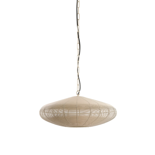 Light & Living hanglamp Ø51x20 cm bahoto mat crème 2883485 large