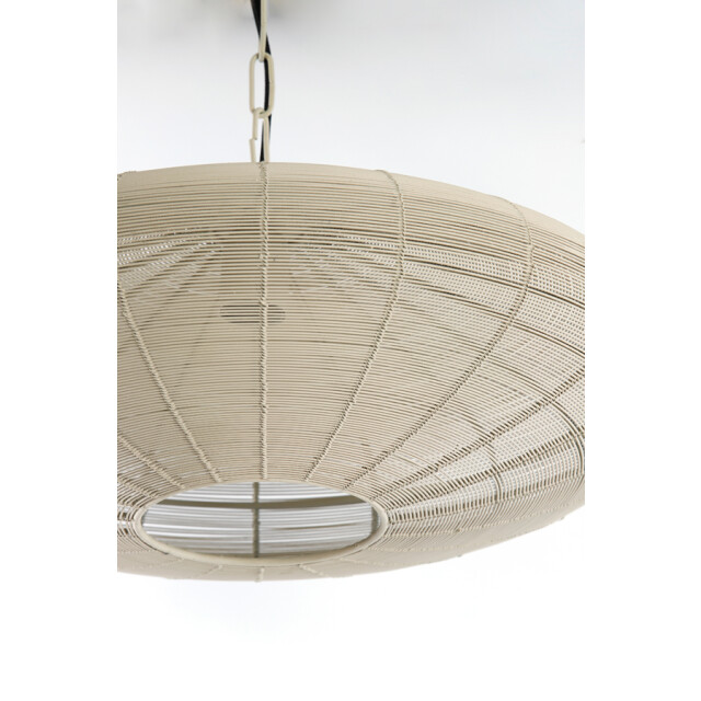 Light & Living hanglamp Ø51x20 cm bahoto mat crème 2883485 large