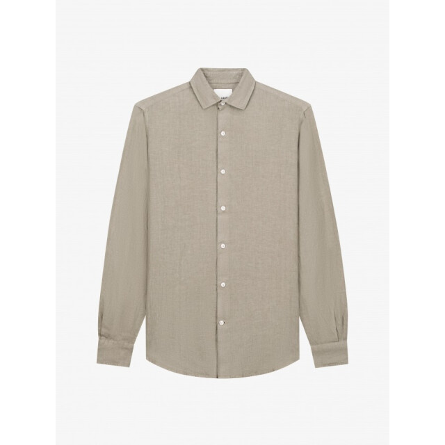 Van Harper Linnen shirt sh105 -  sand heren overhemd lange mouw Sand/LINEN SHIRT SH105 large