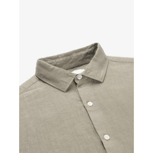 Van Harper Linnen shirt sh105 -  sand heren overhemd lange mouw Sand/LINEN SHIRT SH105 large