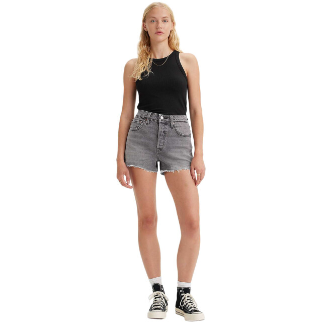 Levi's 501 original high-rise jean shorts hit the r. grey 56327-0405 large