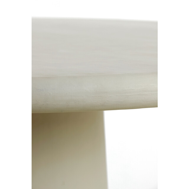 Light & Living eettafel Ø140x76 cm kulona beige 2883292 large
