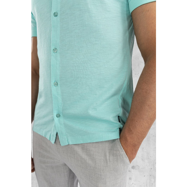 Kollekt Rimini slub jersey luxe polo mint 7157-422 large