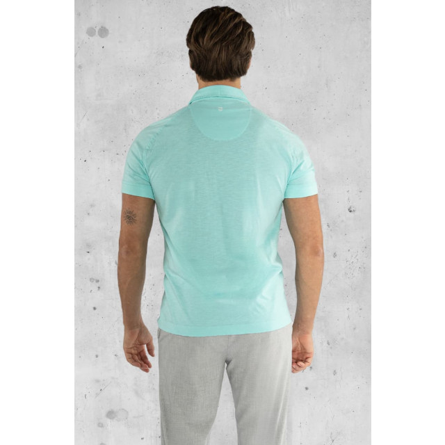 Kollekt Rimini slub jersey luxe polo mint 7157-422 large