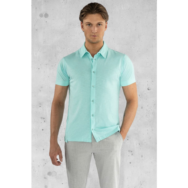 Kollekt Rimini slub jersey luxe polo mint 7157-422 large