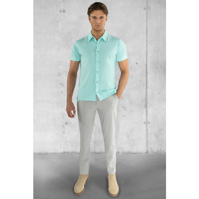 Kollekt Rimini slub jersey luxe polo mint 7157-422 large