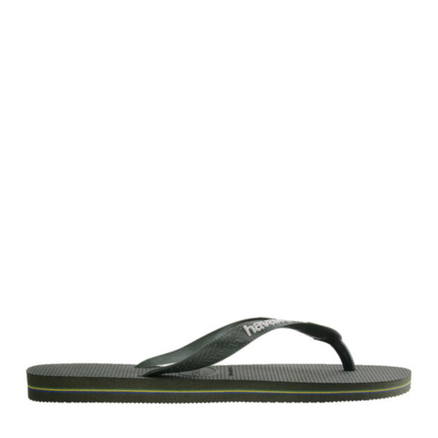 Havaianas Brasil logo | green/olive green teenslippers unisex 4110850.5983 large