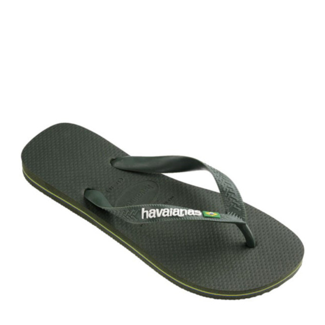 Havaianas Brasil logo | green/olive green teenslippers unisex 4110850.5983 large