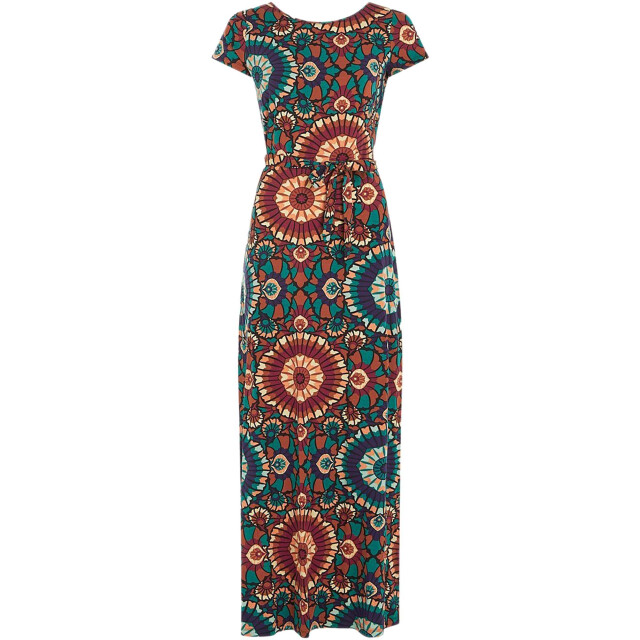 King Louie Sally maxi dress torini evening blue 08932-445 large