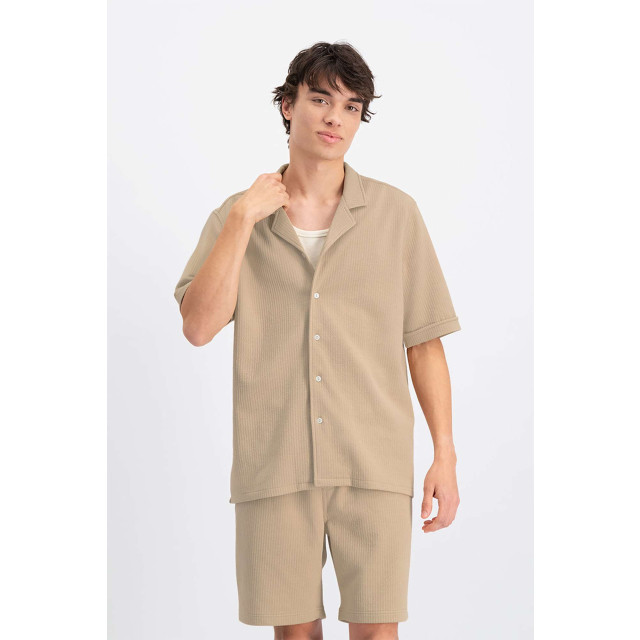 Law of the sea Zomers overhemd: stijlvol comfort voor mannen 3324223-irish cream large