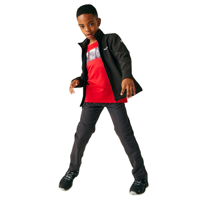 Regatta Kinder/kinder cera soft shell jas UTRG10063_black large