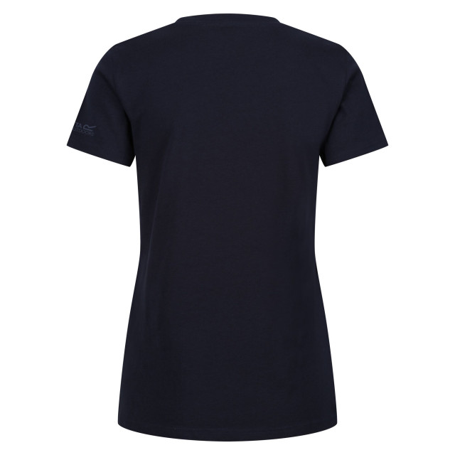 Regatta Dames filandra viii tekst t-shirt UTRG10271_navy large