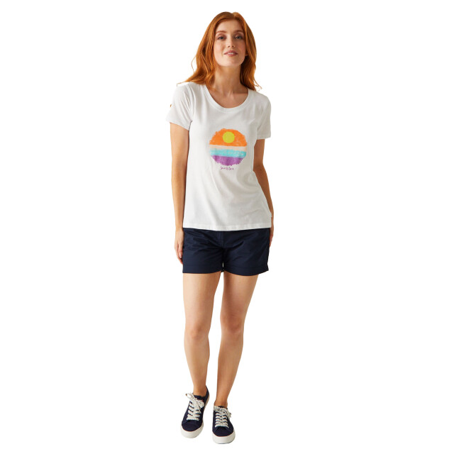 Regatta Dames filandra viii zon t-shirt UTRG10270_white large