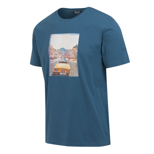 Regatta Heren cline viii road t-shirt UTRG10319_darkdenim large