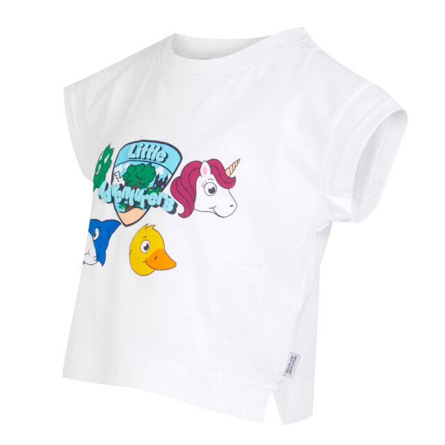 Regatta Kinderen/kinderen kleine avonturiers dieren t-shirt UTRG10340_white large