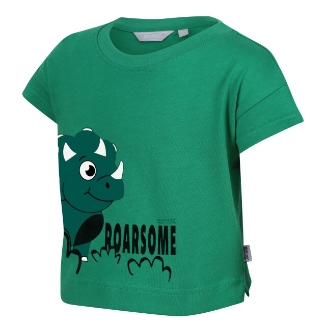 Regatta Kinderen/kinderen stompy de dinosaurus t-shirt UTRG10357_jellybeangreen large
