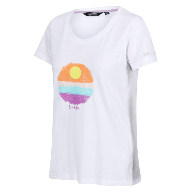Regatta Dames filandra viii zon t-shirt UTRG10270_white large