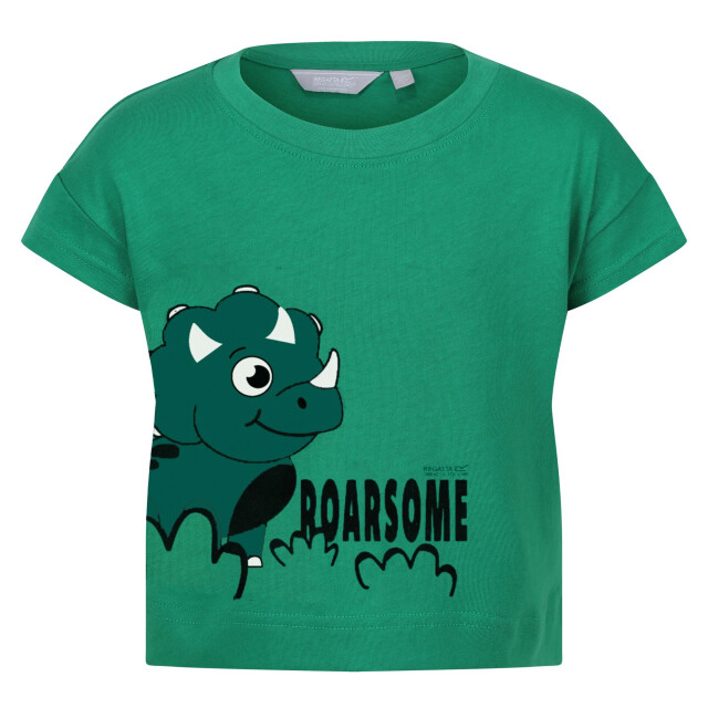 Regatta Kinderen/kinderen stompy de dinosaurus t-shirt UTRG10357_jellybeangreen large