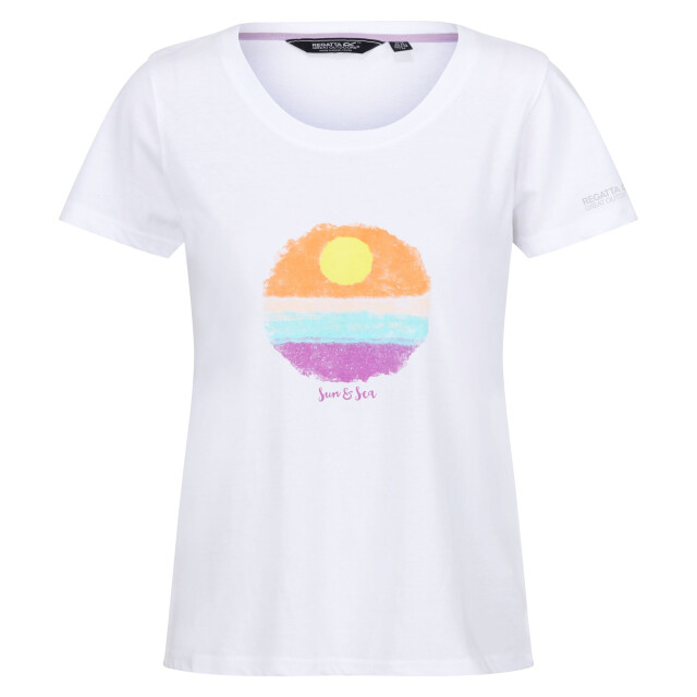 Regatta Dames filandra viii zon t-shirt UTRG10270_white large