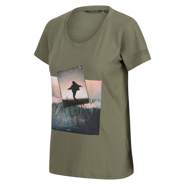 Regatta Dames filandra viii foto t-shirt UTRG10431_fourleafclover large