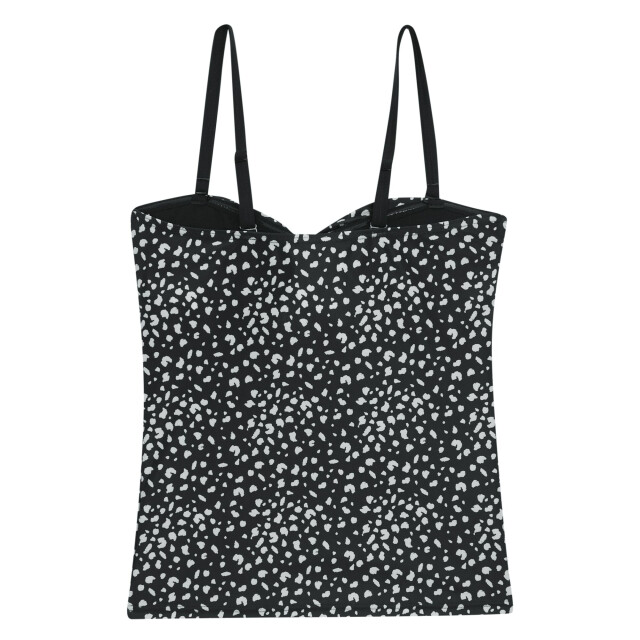 Regatta Dames aceana iii polka dot tankini top UTRG10530_blackwhite large