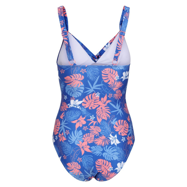 Regatta Dames sakari family hawaiian buikcontrole ééndelig badpak UTRG10487_oxfordblue large