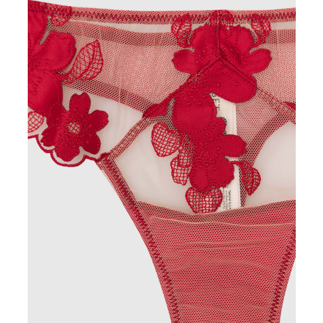 Twin-set G-string van tule et borduursel 221LL6B88 large