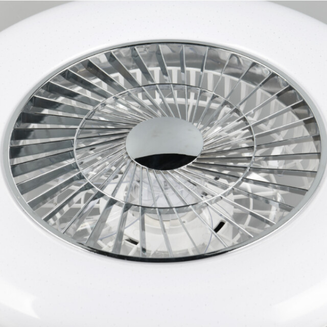 Cool Breeze Plafondventilator sil met verlichting Ø59cm 3 snelheden afstandsbediening - 2881776 large