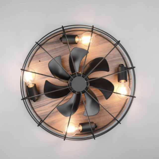 Ventiluxe Plafondventilator sam met verlichting – Ø48cm – 3 snelheden – afstandsbediening – 2881819 large