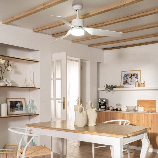 Ventiluxe Plafondventilator annelie met verlichting Ø132cm 6 snelheden- afstandsbediening - 2881794 large